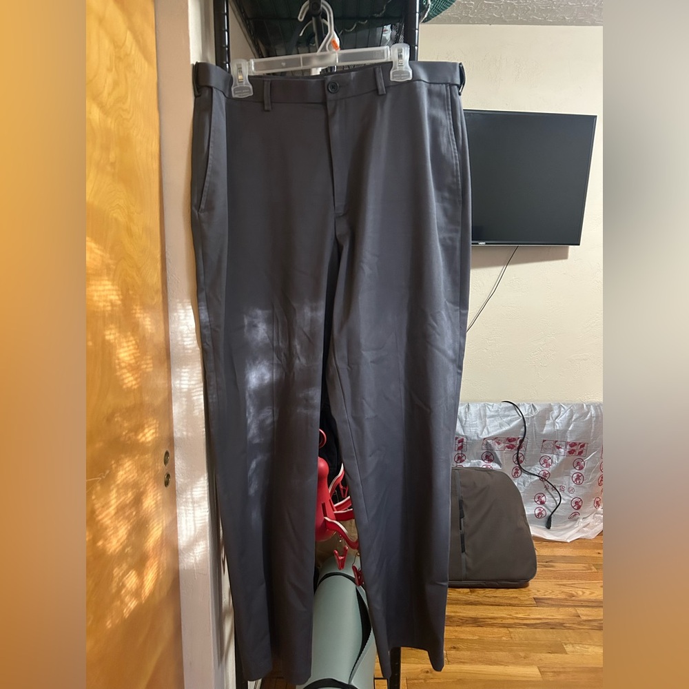 Haggar Charcoal Dress Pants for Men